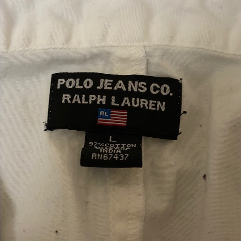 White Polo Ralph Lauren sleeveless shirt - Picture 3 of 3